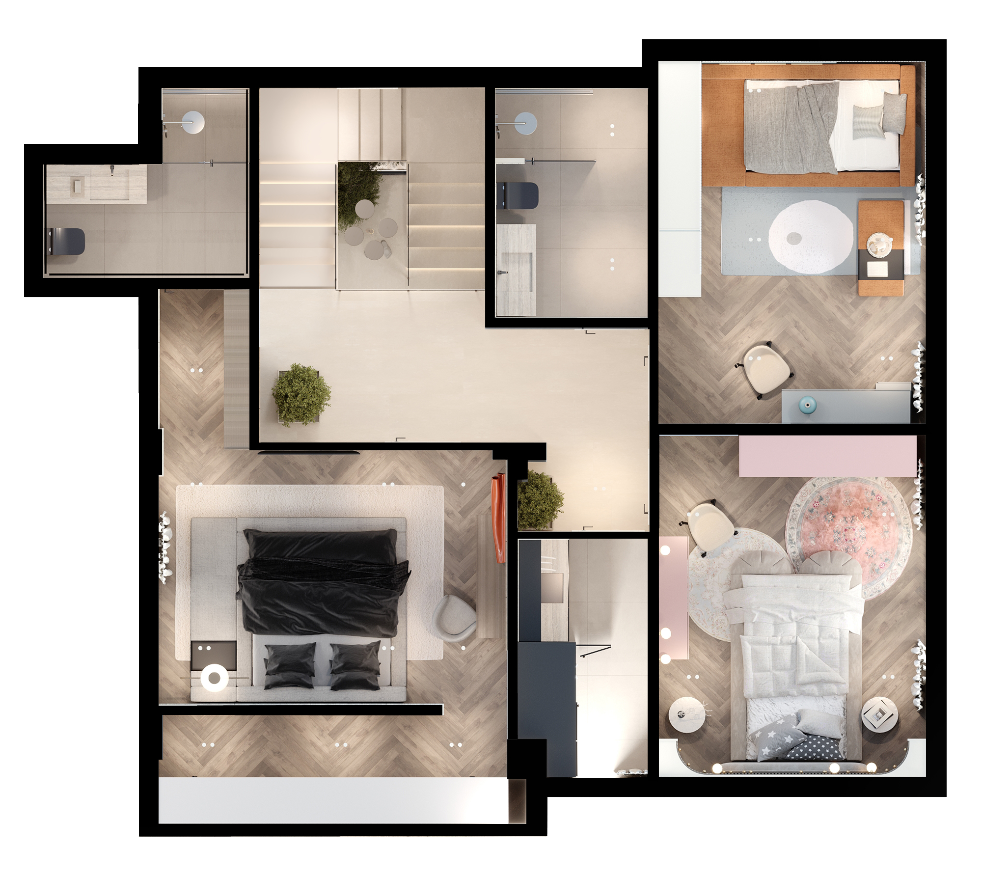 ERA Residence upper floor plan